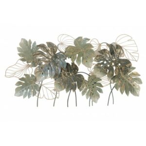 Decoration murale metal FEUILLAGE EXOTIQUE MONSTERA