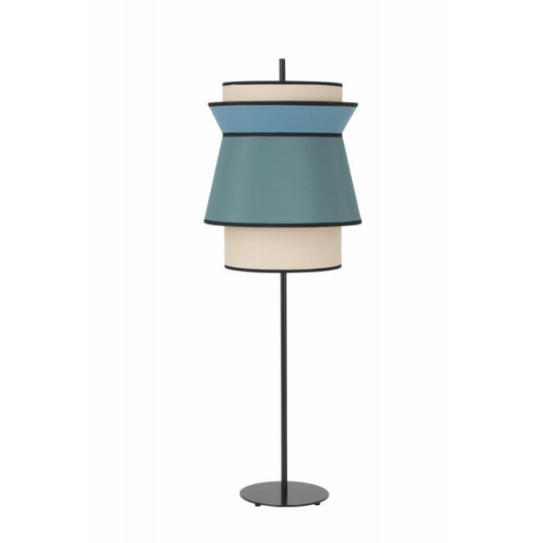 lampe abat-jour couleurs bleus