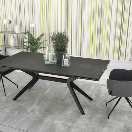 table ceramique noire