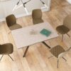 table design ceramique beige