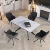 table salle a manger plateau marbre