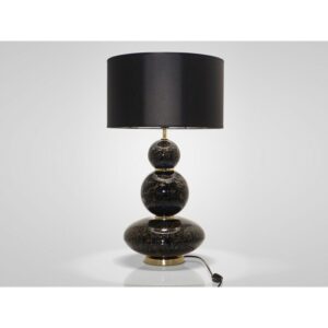 luminaire noir verre souffle artisanale drimmer bois&deco