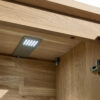 led dans meuble vitrine