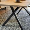 table chene pieds noirs
