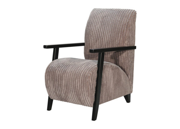 fauteuil confortable taupe gris