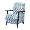 fauteuil confortable bleu