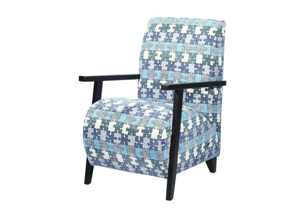 fauteuil confortable bleu