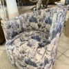 fauteuil cactus bleu