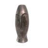 vase visage gris