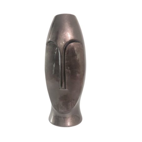 vase visage gris