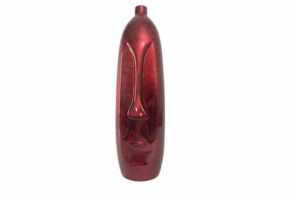 Vase visage rouge original