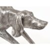 chien de chasse statue deco design gris