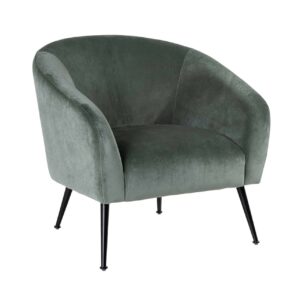 FAUTEUIL CONFORTABLE ROND EN VELOURS