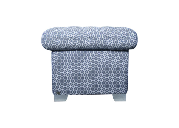 fauteuil tendance motif bleu