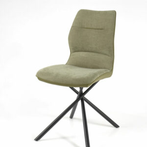 chaise confortable haut dossier verte
