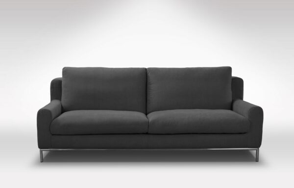 canapé confortable gris anthracite