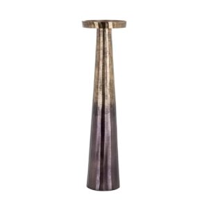Bougeoir haut 55cm allu or doré bronze
