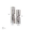bougeoir design argent