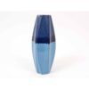 vase céramique bleu clair bleu foncé