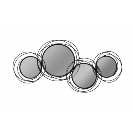 Miroir RONDS ASSEMBLÉS en métal noir