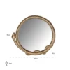 miroir design serpent snake