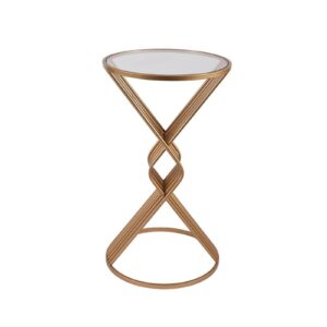 petite table d'appoint ronde porte plante original