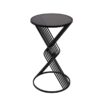 petite table d'appoint porte plante noir
