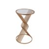 petite table d'appoint ronde porte plante original