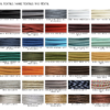 suspension avec fil textile couleurs