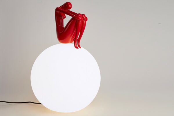 lampe moderne rouge