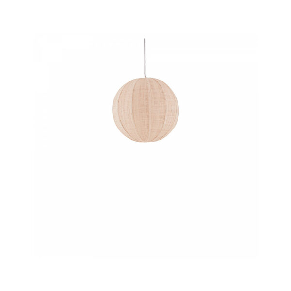 Suspension ronde boule deco naturelle