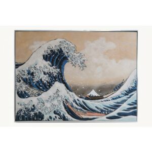 Tableau VAGUE HOKUSAI peinture sur toile avec cadre