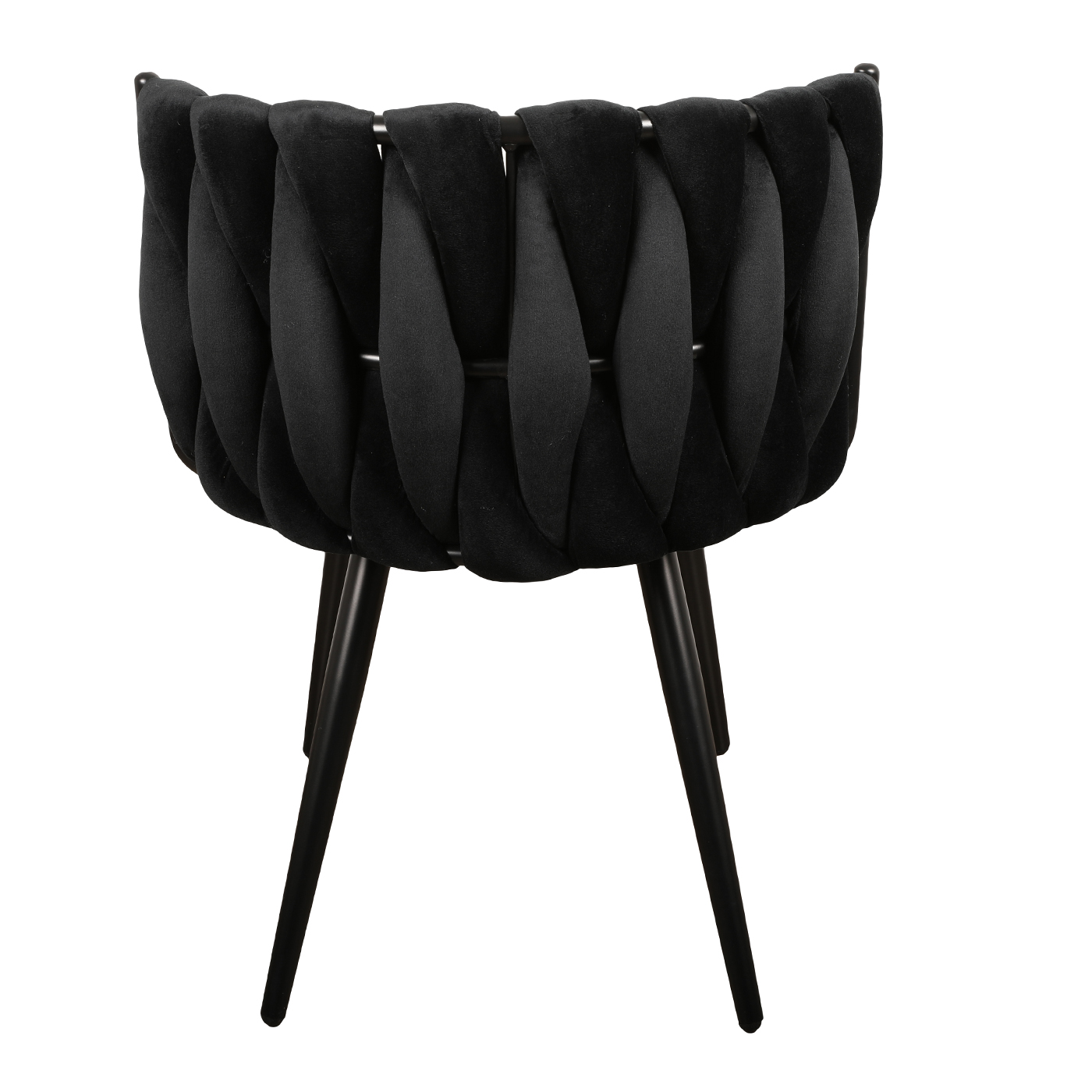 chaise moderne originale noire
