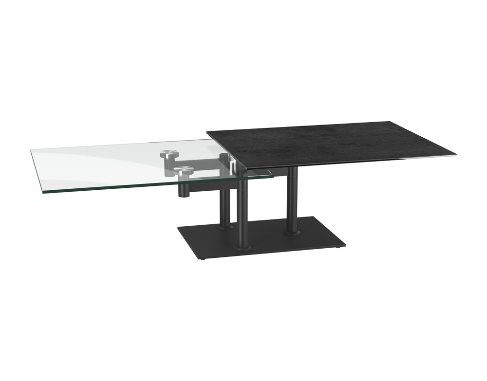 table basse modulable avec rotation