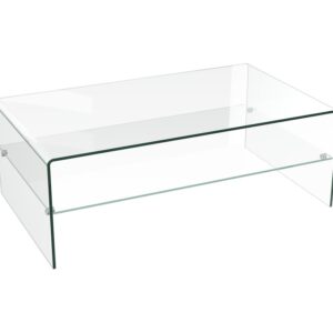 table de salon basse en verre design