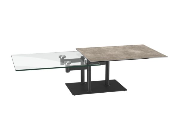 table basse modulable avec rotation