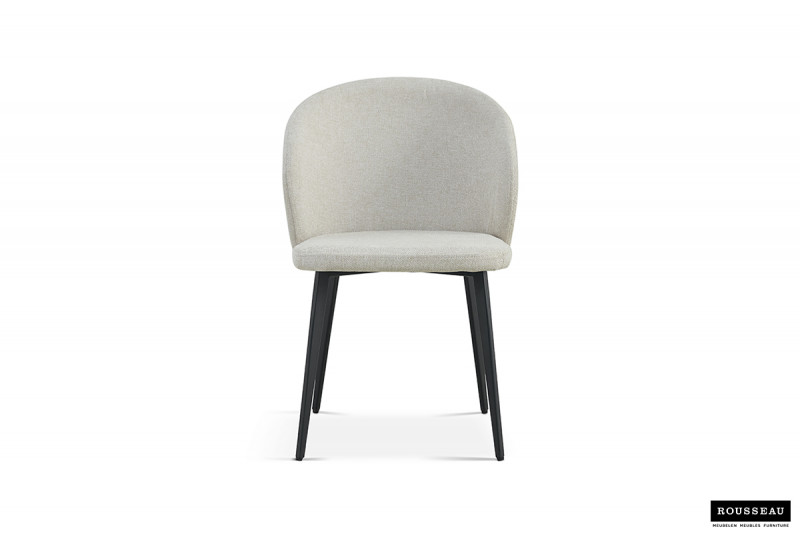 chaises confortables de qualité en tissu beige ,blanc cassé petit prix, chaises pas chères