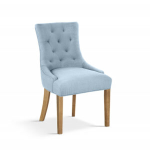 Chaise bleu ciel clair moderne confortable
