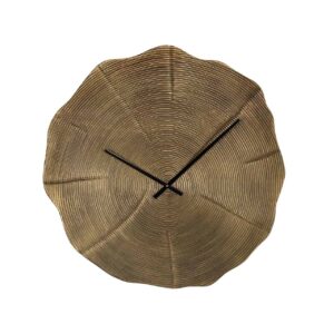 Horloge en aluminium doré Richmond Interiors - bois&deco