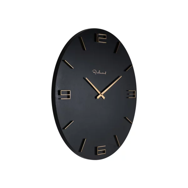 Horloge noire or moderne