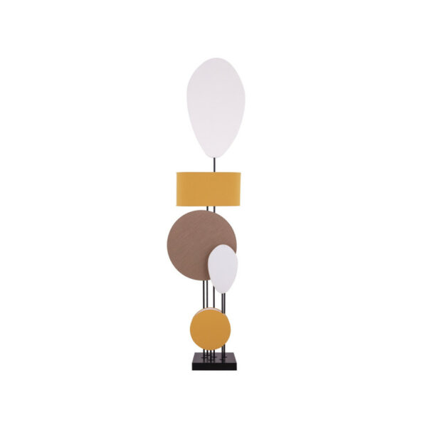 lampadaire totem contemporain bois&deoc