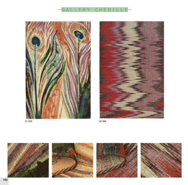 tapis d'intérieur originaux colorés