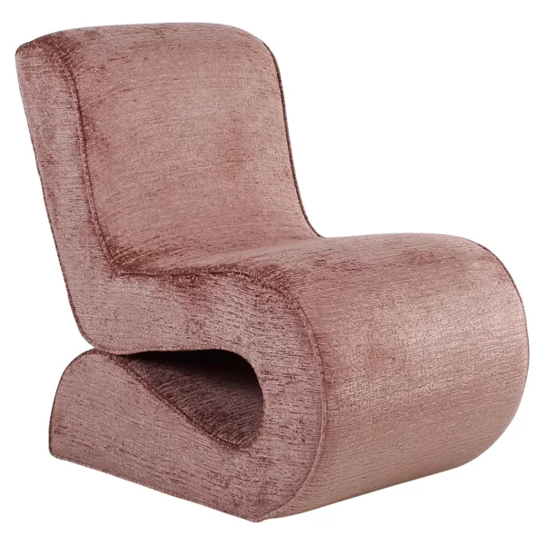 Fauteuil forme vintage vague design