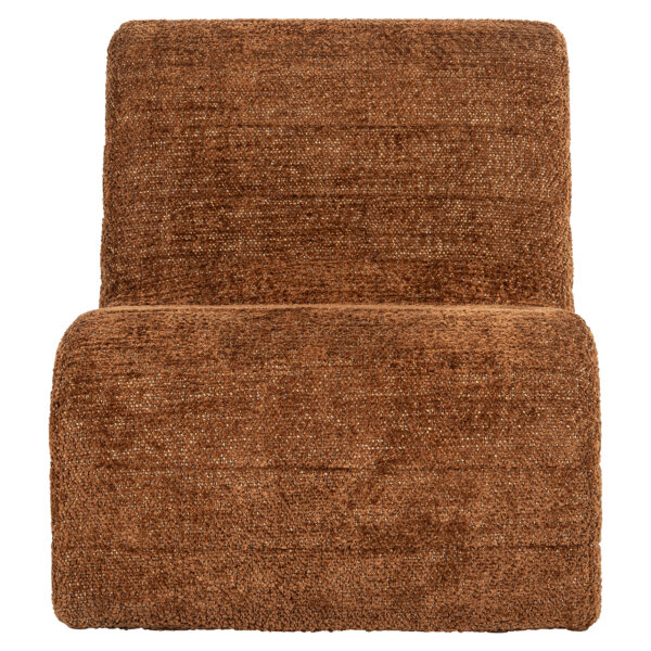 fauteuil teracotta terre ocre cannelle