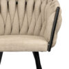 chaise fauteuil tressé
