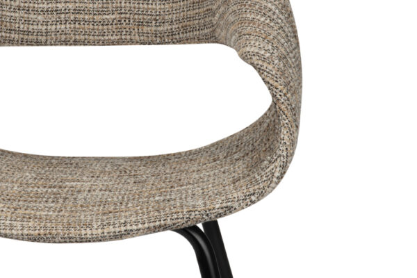 fauteuil de table chaise confortable courbes vagues design