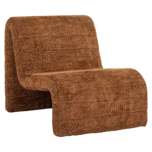 Fauteuil KELLY tissu lovely cannelle