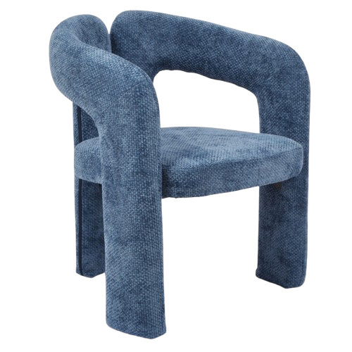 fauteuil ROSALY bleu design