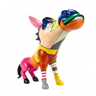 ARSENE- Statue multicolore Hauteur 54cm-ane-