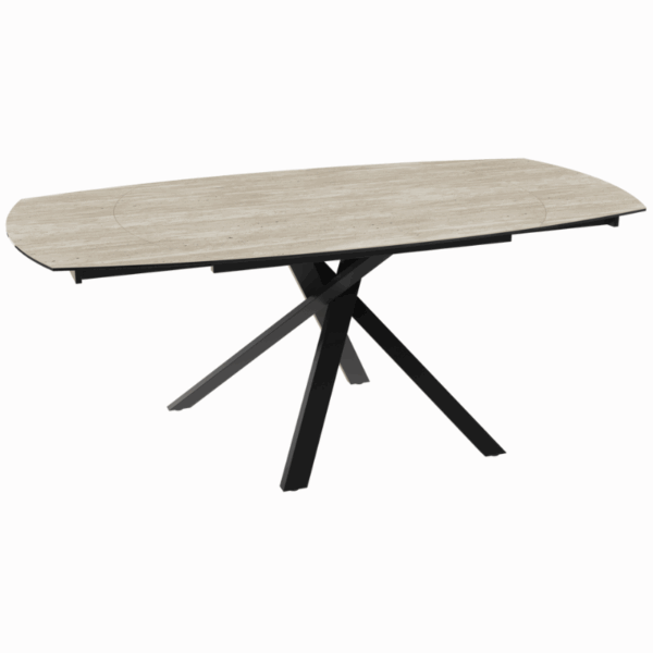 Table KHEOPS en céramique extensible avec un système d'ouverture très facile